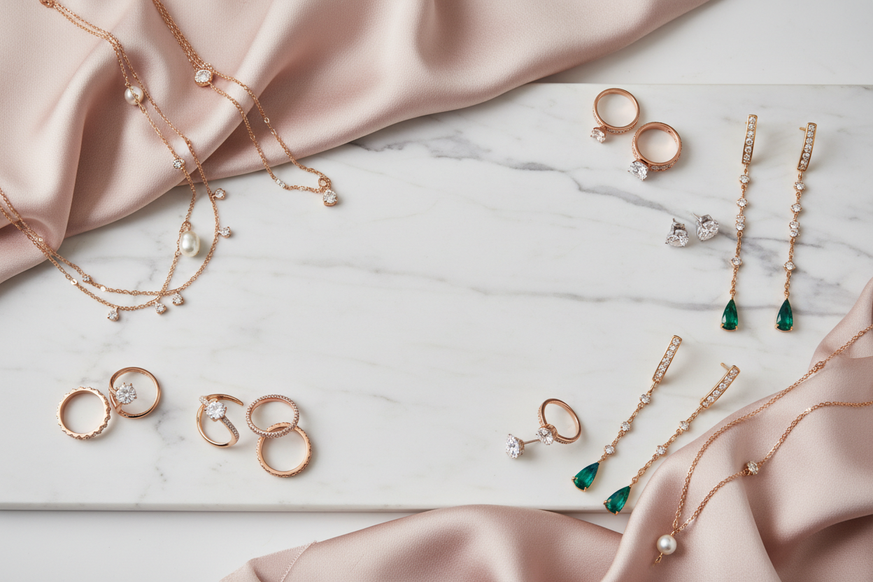 genereer een afbeelding voor mijn hoofpagina voor mijn sierraden web shop